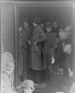 Deportation of Jews from France. 